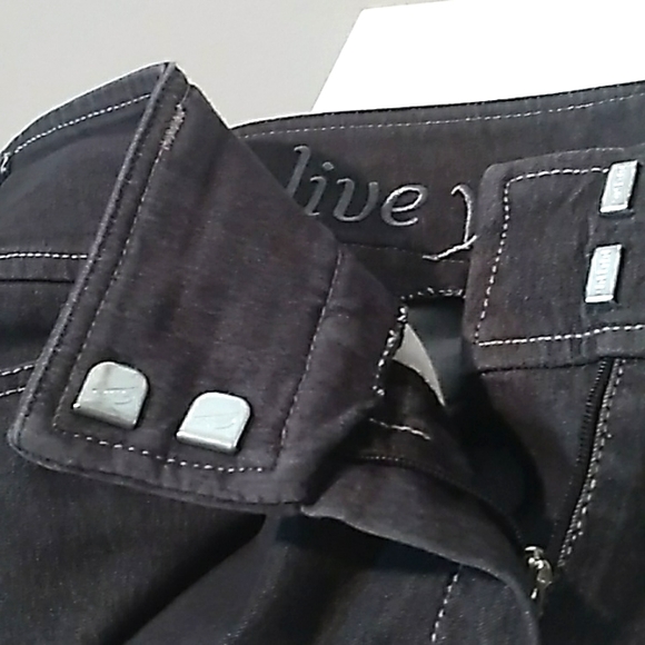 HORSELIFE EQUESTRIAN RIDING BREECHES, HORSE 🐎 ♥ LIGHTWEIGHT DENIM,KNEE PATCHES - Picture 10 of 11